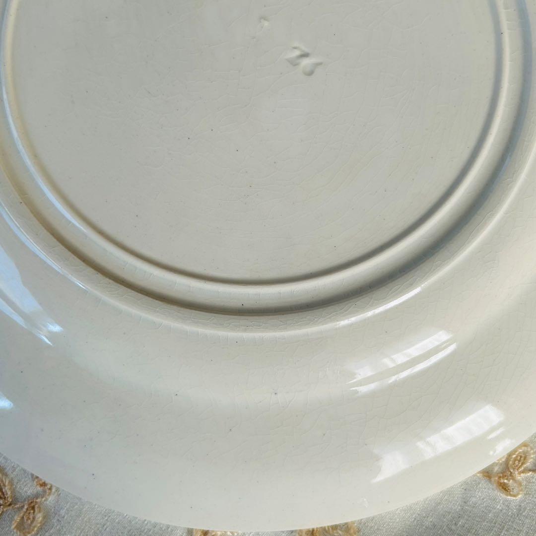 フランスアンティーク　エミールブルジョワ　ディナープレート　23㎝　平皿