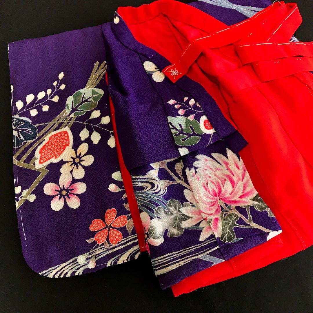 ＊ 市松人形 12号 着物 セット アンティーク 縮緬 刺繍 帯 ＊ 大正