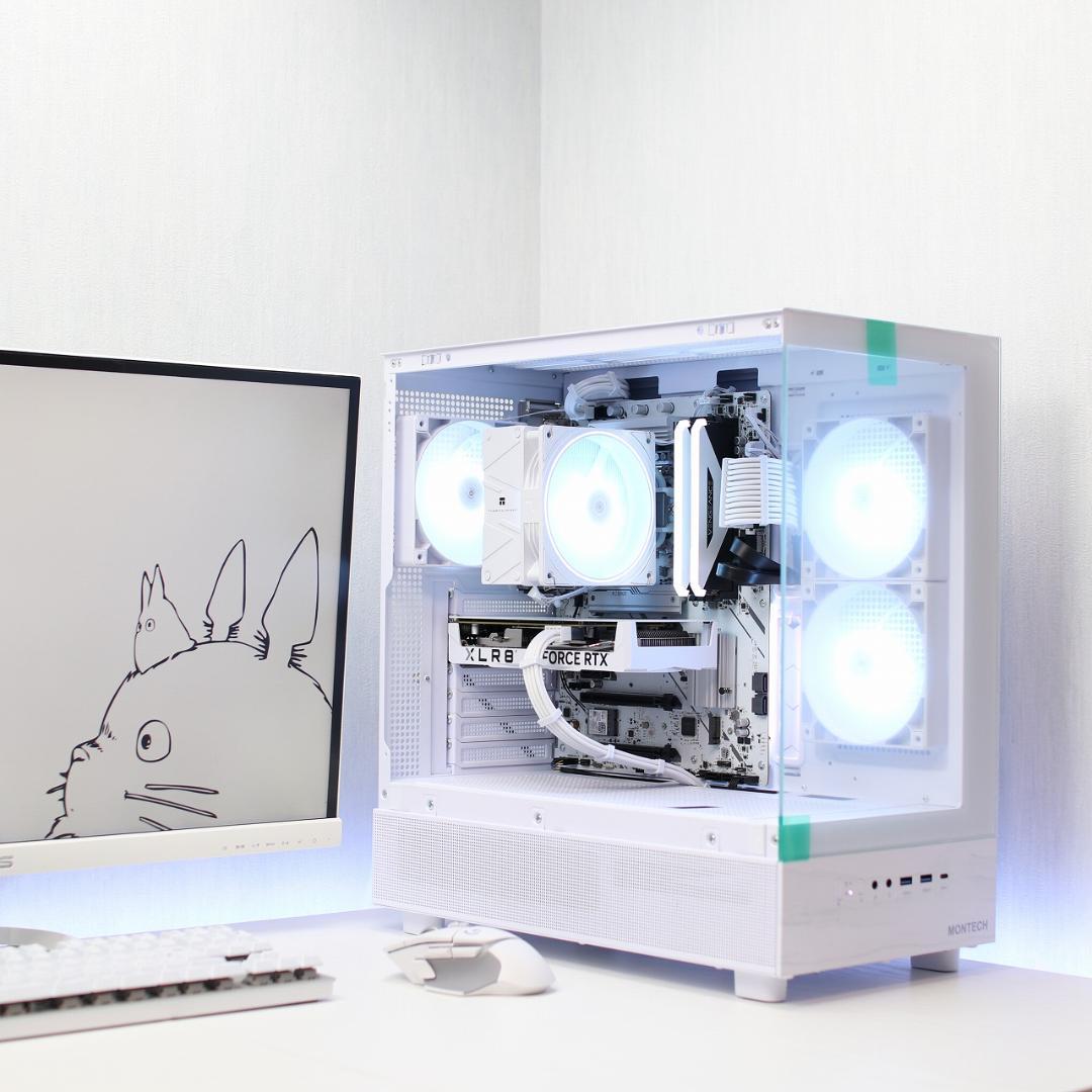 自作ゲーミングPC　オーダーメイド　製作依頼　ホワイト白　お見積りご相談受けます