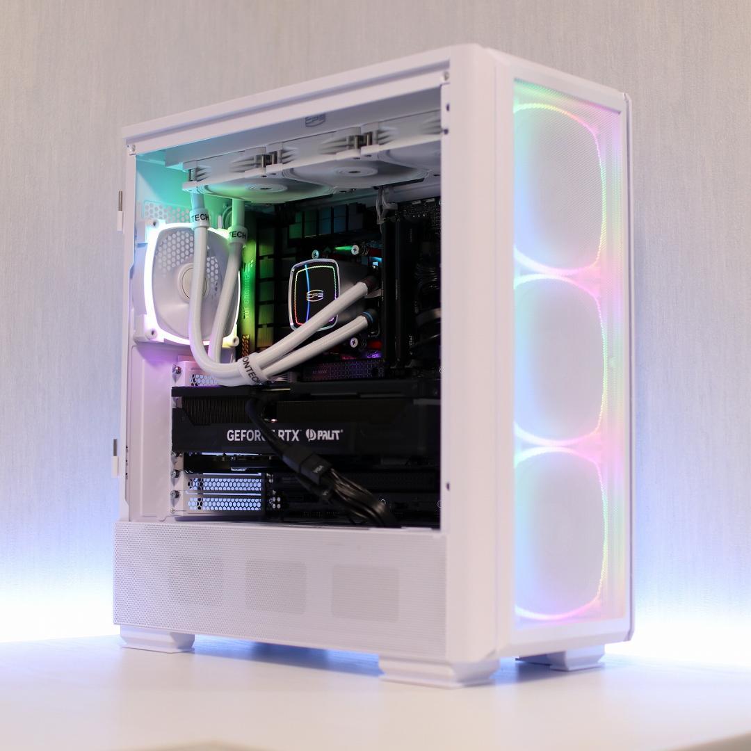 自作ゲーミングPC　オーダーメイド　製作依頼　ホワイト白　お見積りご相談受けます