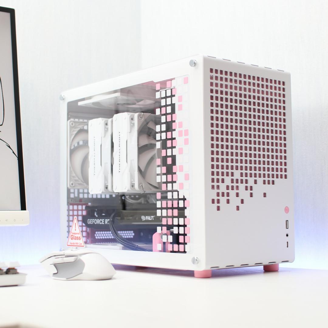 自作ゲーミングPC　オーダーメイド　製作依頼　ホワイト白　お見積りご相談受けます