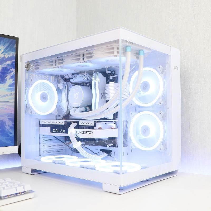 自作ゲーミングPC　オーダーメイド　製作依頼　ホワイト白　お見積りご相談受けます