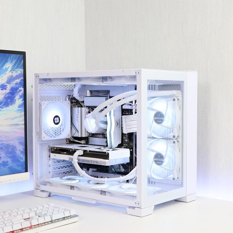 自作ゲーミングPC　オーダーメイド　製作依頼　ホワイト白　お見積りご相談受けます