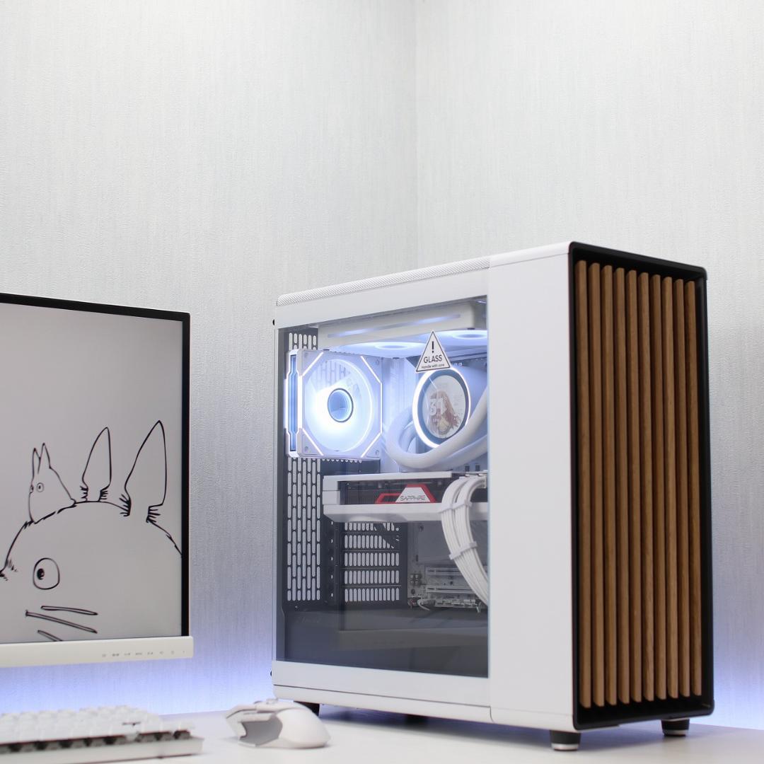 自作ゲーミングPC　オーダーメイド　製作依頼　ホワイト白　お見積りご相談受けます