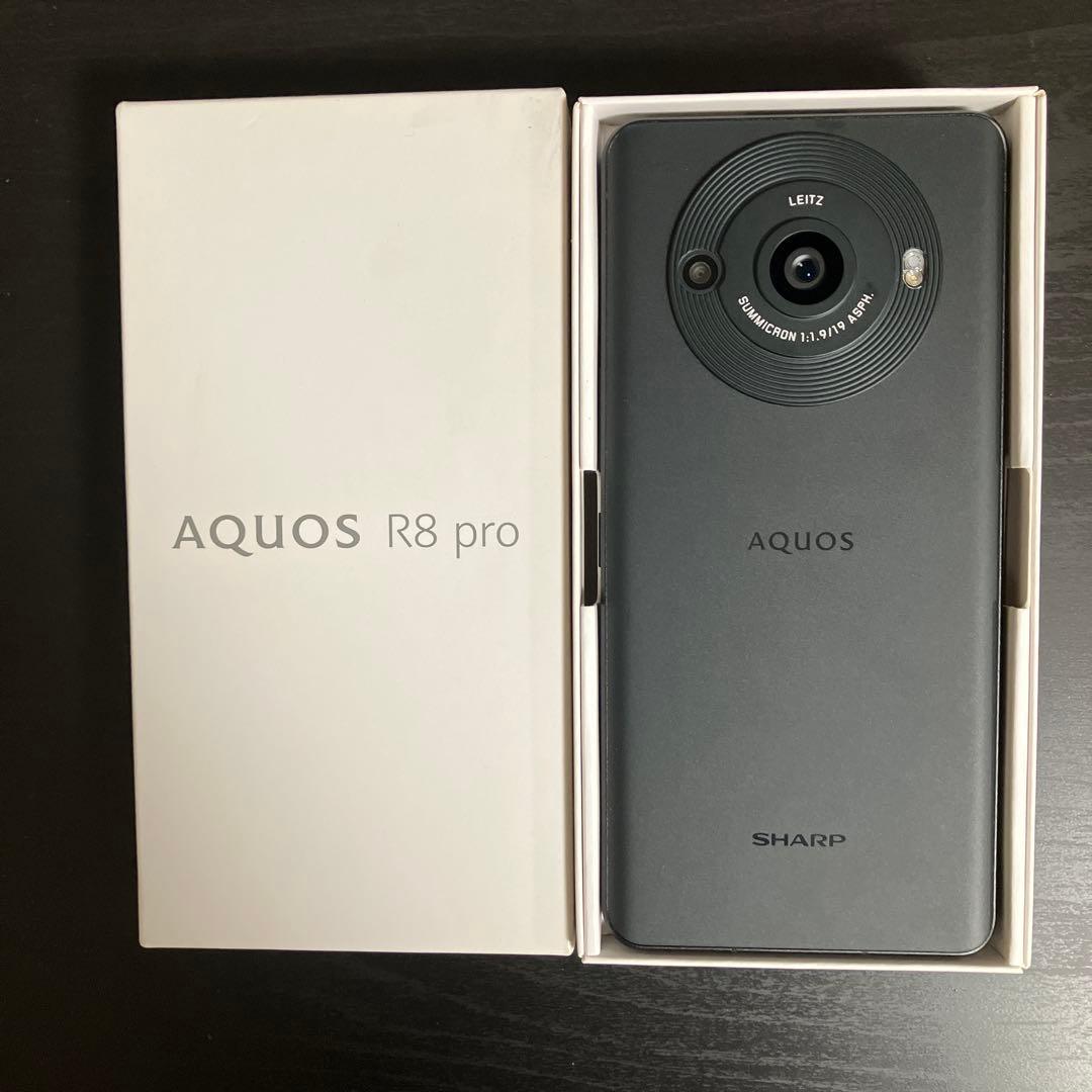【新品】 SIMフリー AQUOS R8 pro ブラック