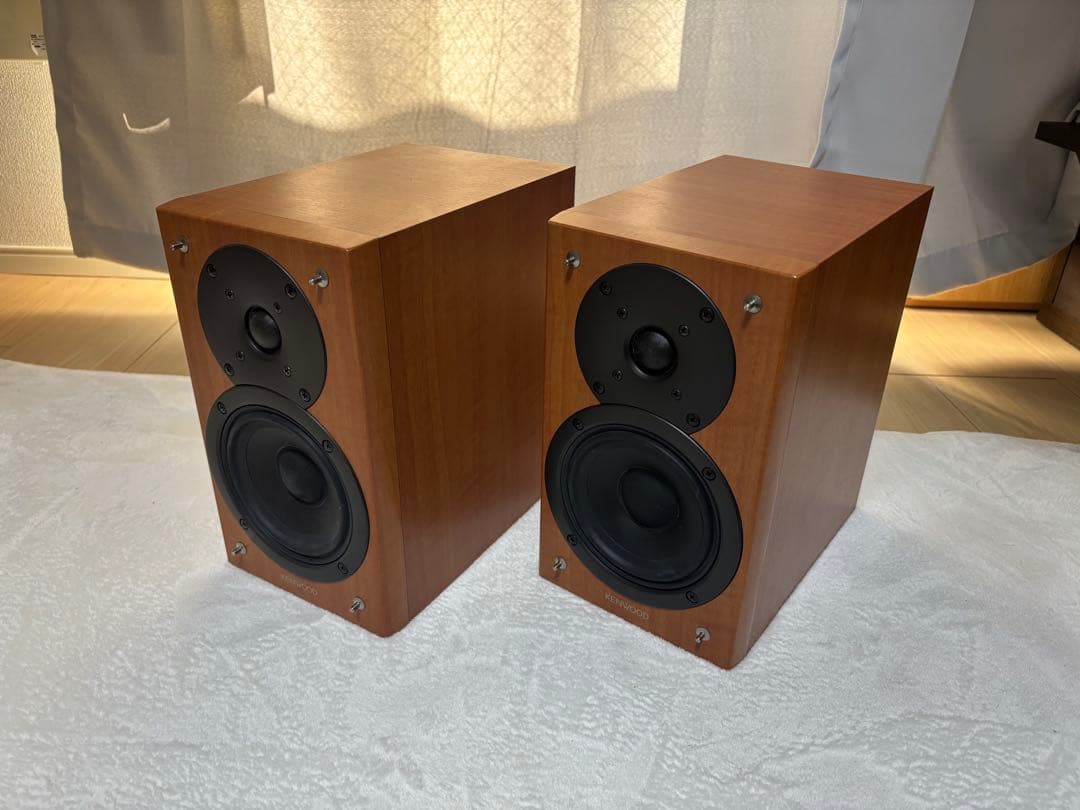 KENWOOD LS-Ｋ711 スピーカー　2個セット　ケーブル付き