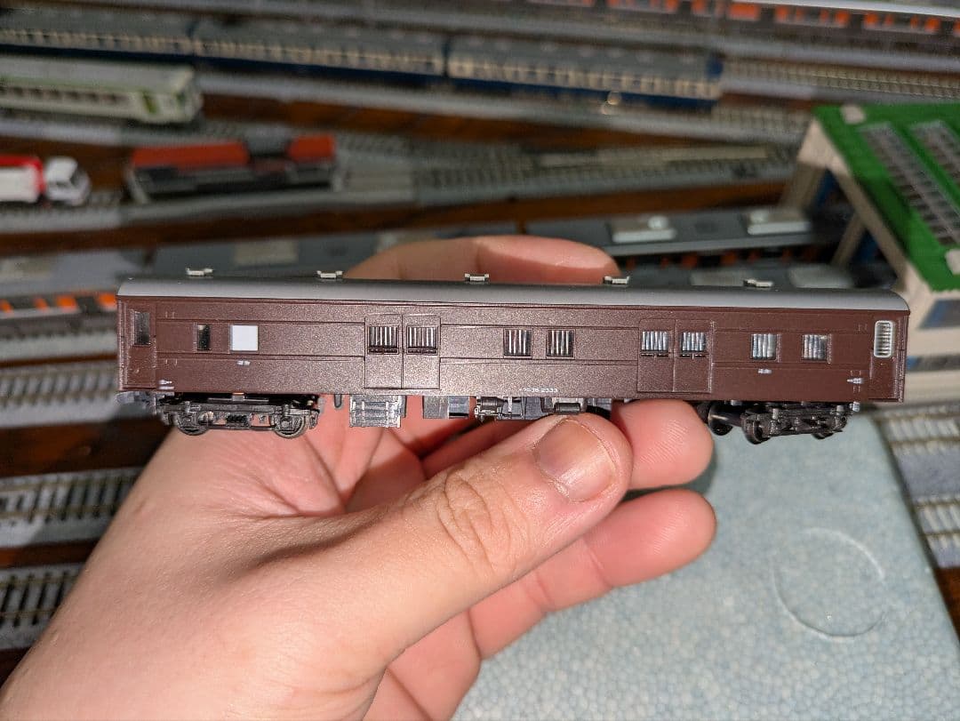 kato　d51 荷物列車風編成　素人改造品