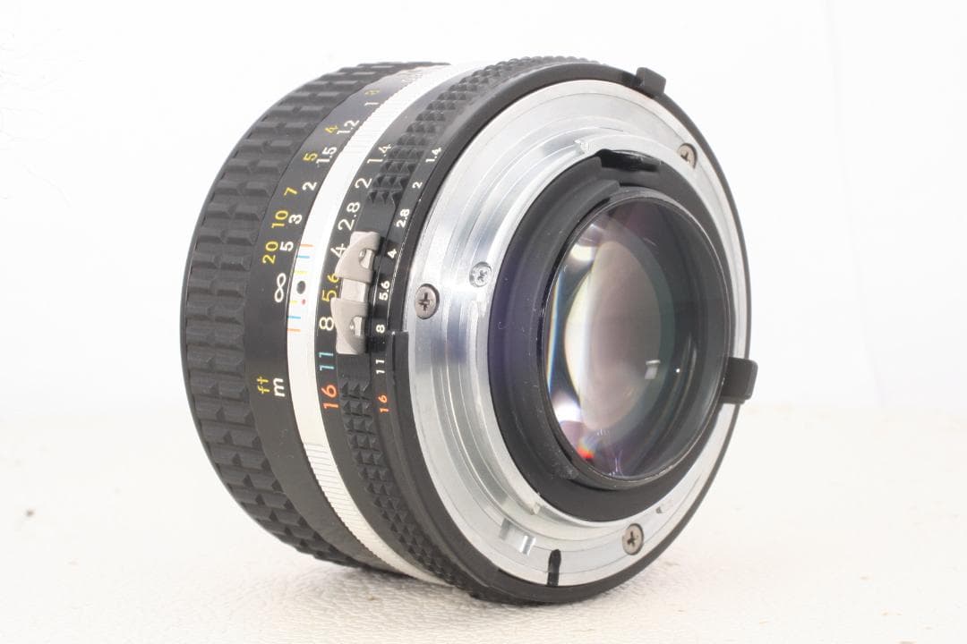 美品☆ 整備済 分解清掃 Nikon AI-S 50mm f1.4