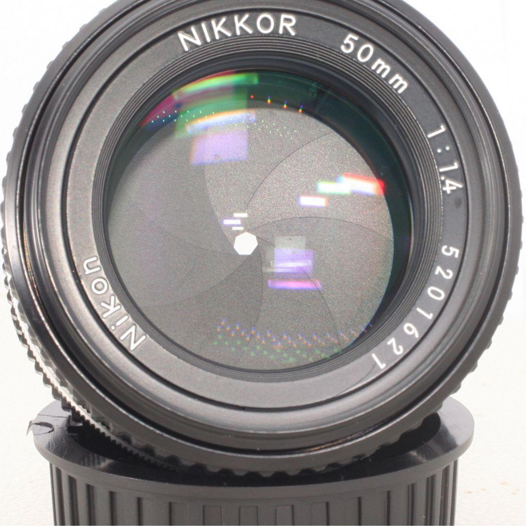 美品☆ 整備済 分解清掃 Nikon AI-S 50mm f1.4