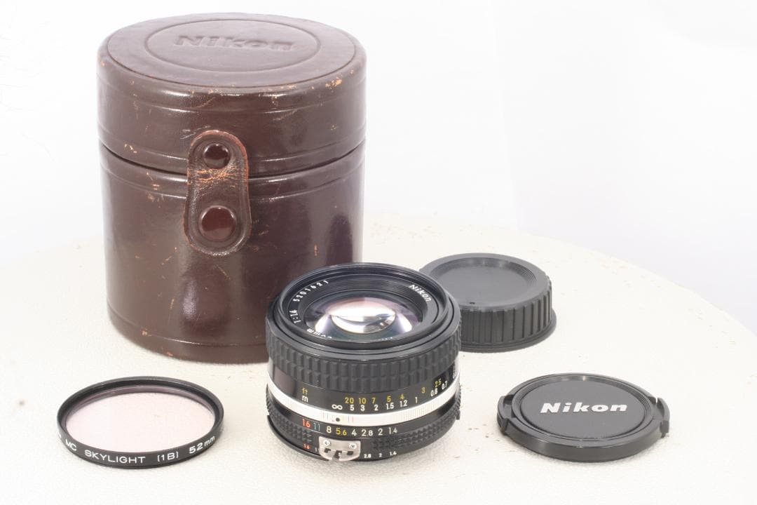 美品☆ 整備済 分解清掃 Nikon AI-S 50mm f1.4