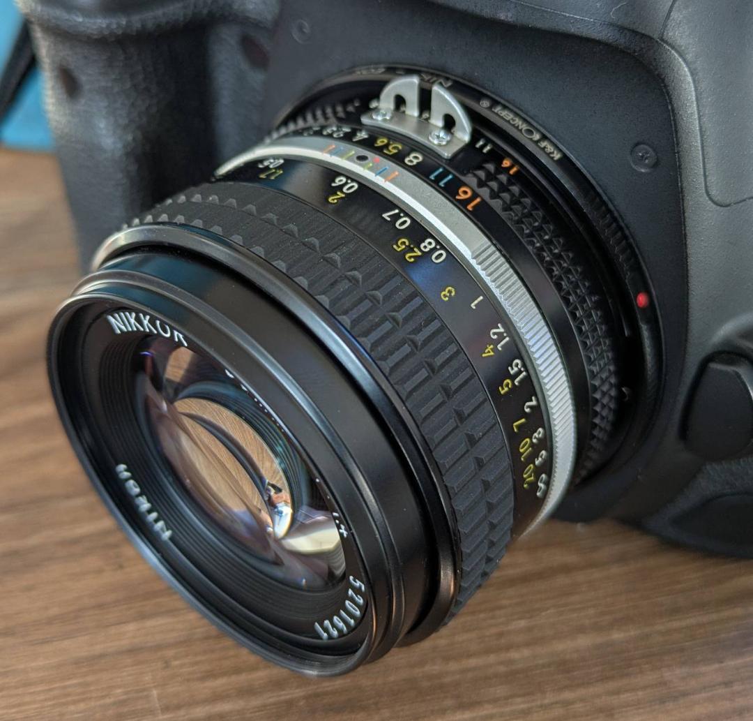 美品☆ 整備済 分解清掃 Nikon AI-S 50mm f1.4