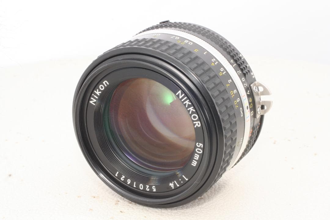 美品☆ 整備済 分解清掃 Nikon AI-S 50mm f1.4