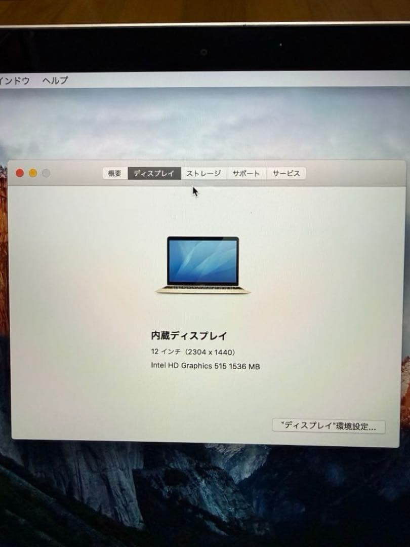 MacBook 12インチ Early2016 256GB ゴールド【外箱付き】