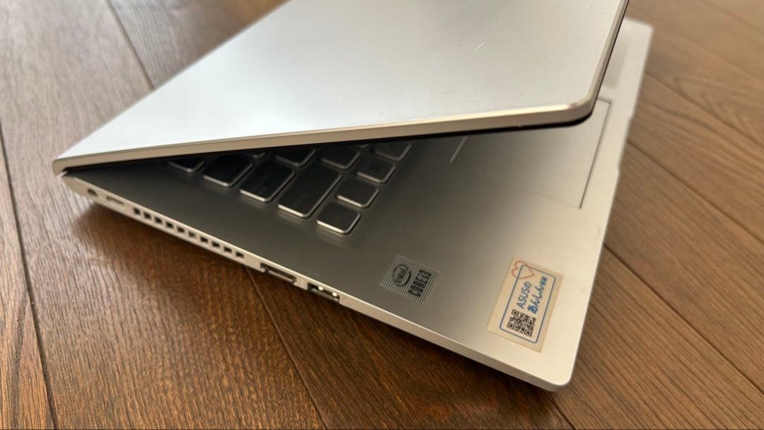 ASUS ノートPC シルバー 日本語配列
