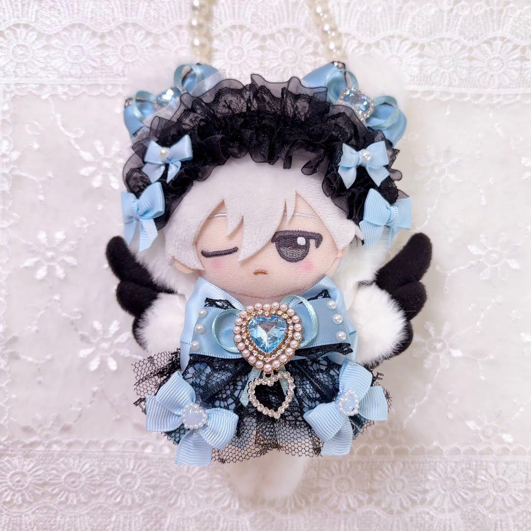 小悪魔　ハート　水色　いつぬい　ちびぐるみ 黒　着ぐるみ　あんスタ