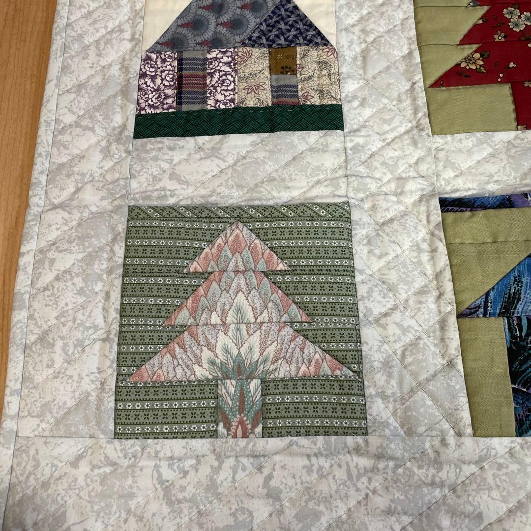 パッチワーク　タペストリー　ハンドメイド