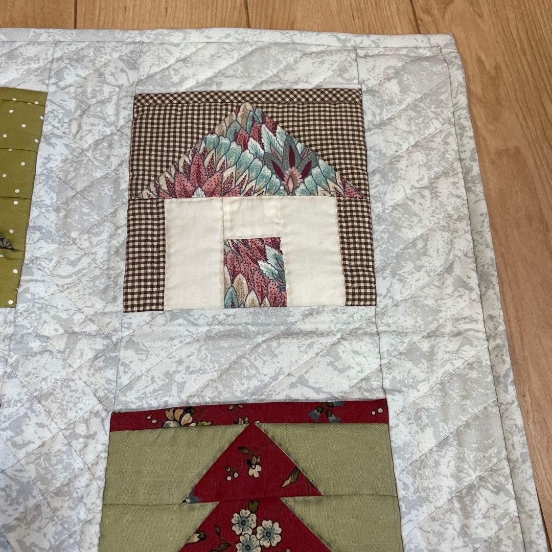 パッチワーク　タペストリー　ハンドメイド