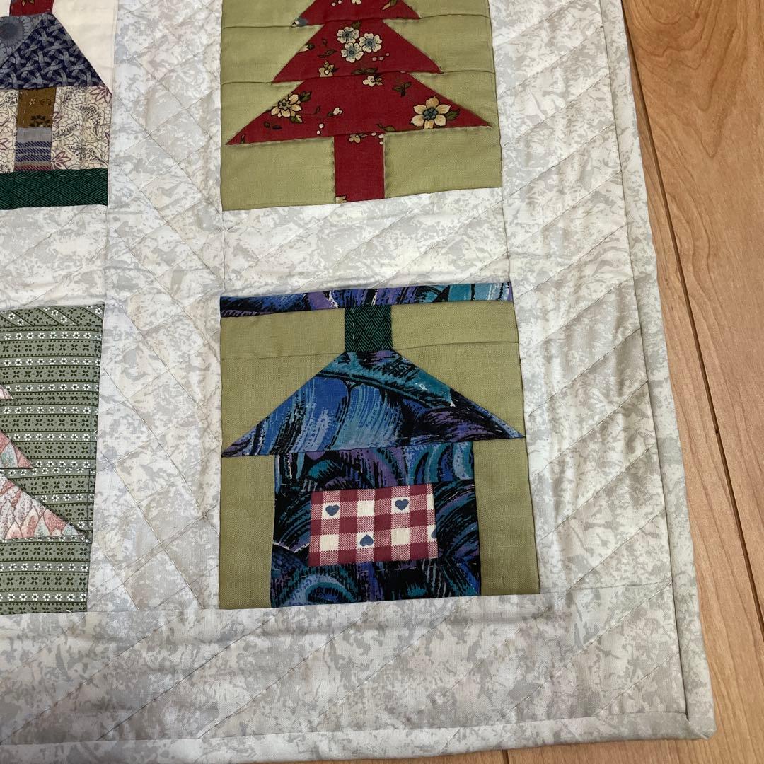 パッチワーク　タペストリー　ハンドメイド