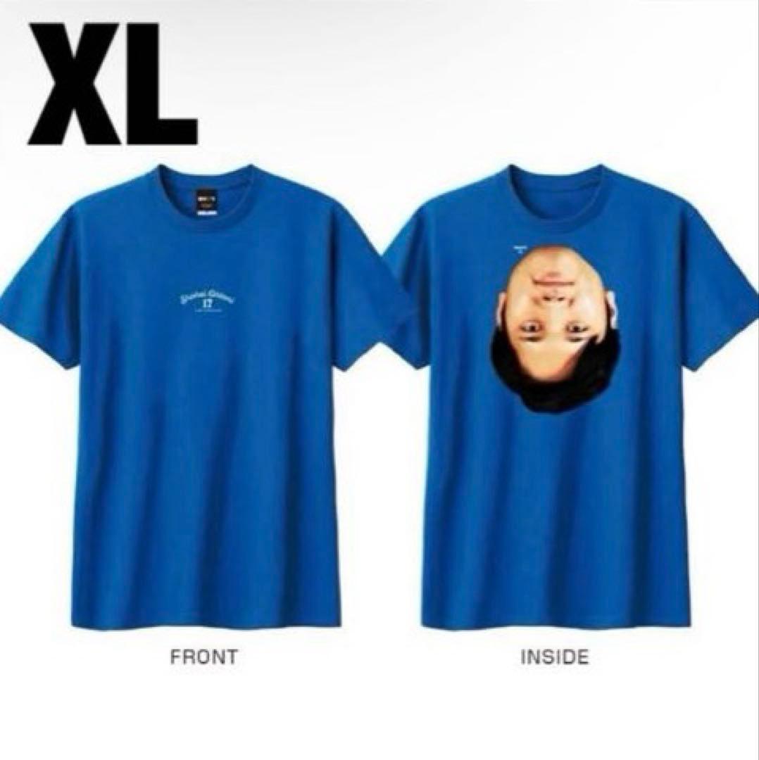 大谷翔平 × ロバート秋山 BOTY コラボ Tシャツ　XLサイズ　ブルー　青