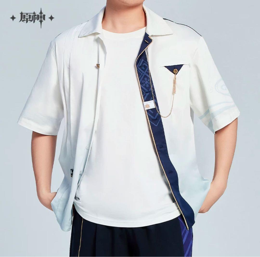 〔原神〕神里綾華イメージ シャツ 特典アクスタ付き Sサイズ 公式正規品