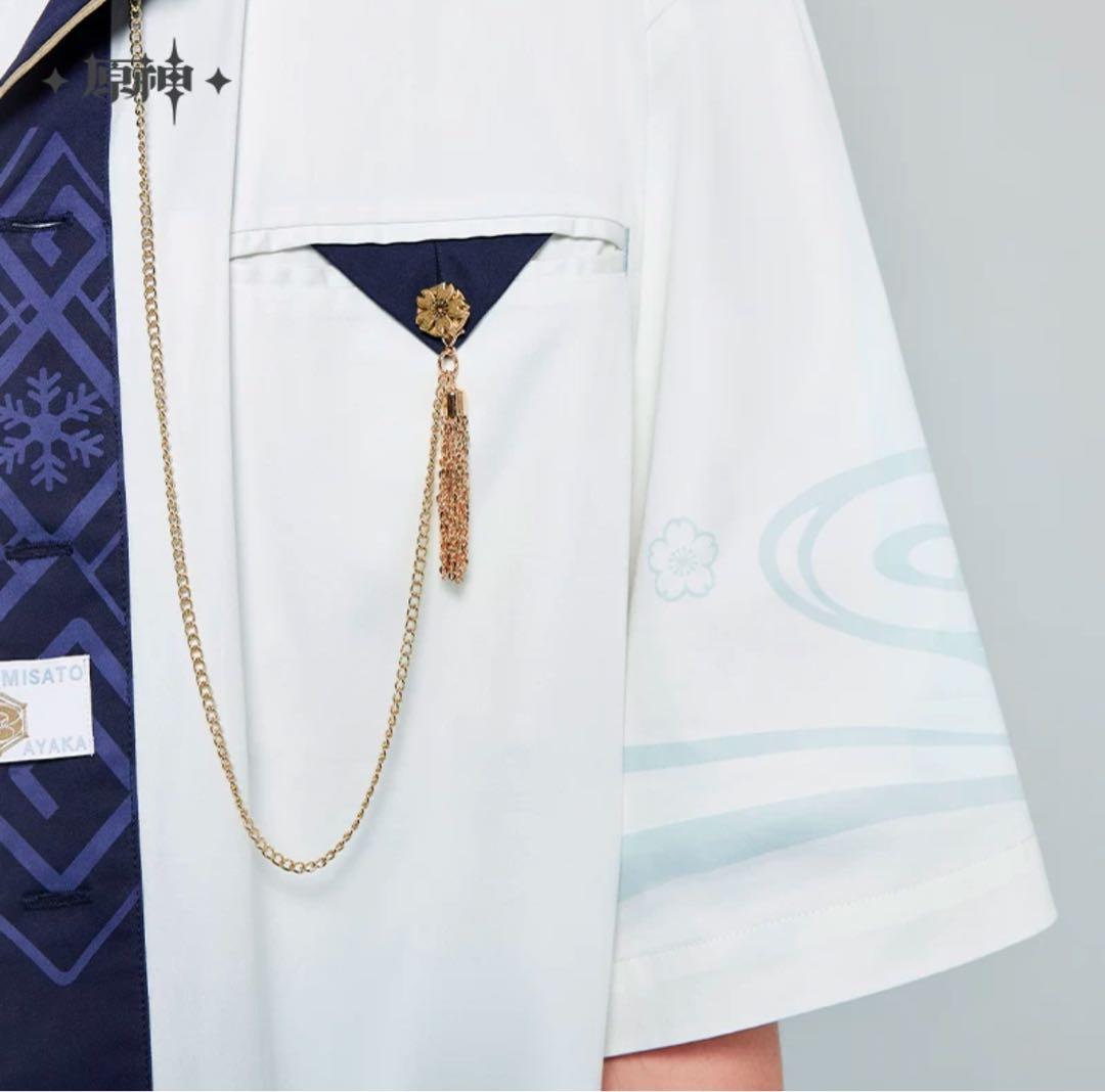 〔原神〕神里綾華イメージ シャツ 特典アクスタ付き Sサイズ 公式正規品