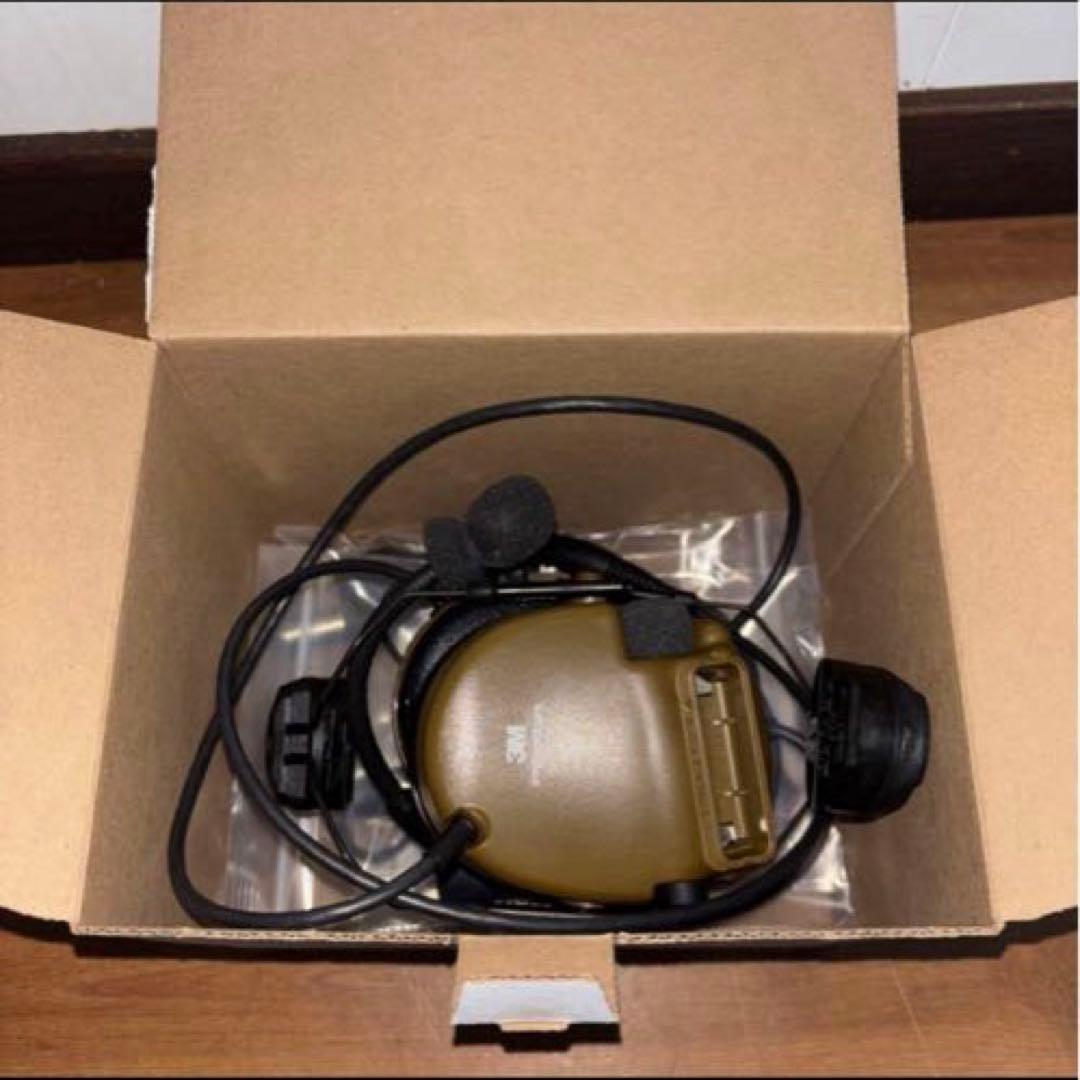 未使用品　米軍実物　PELTOR COMTAC V PTTスイッチ付き　ペルター