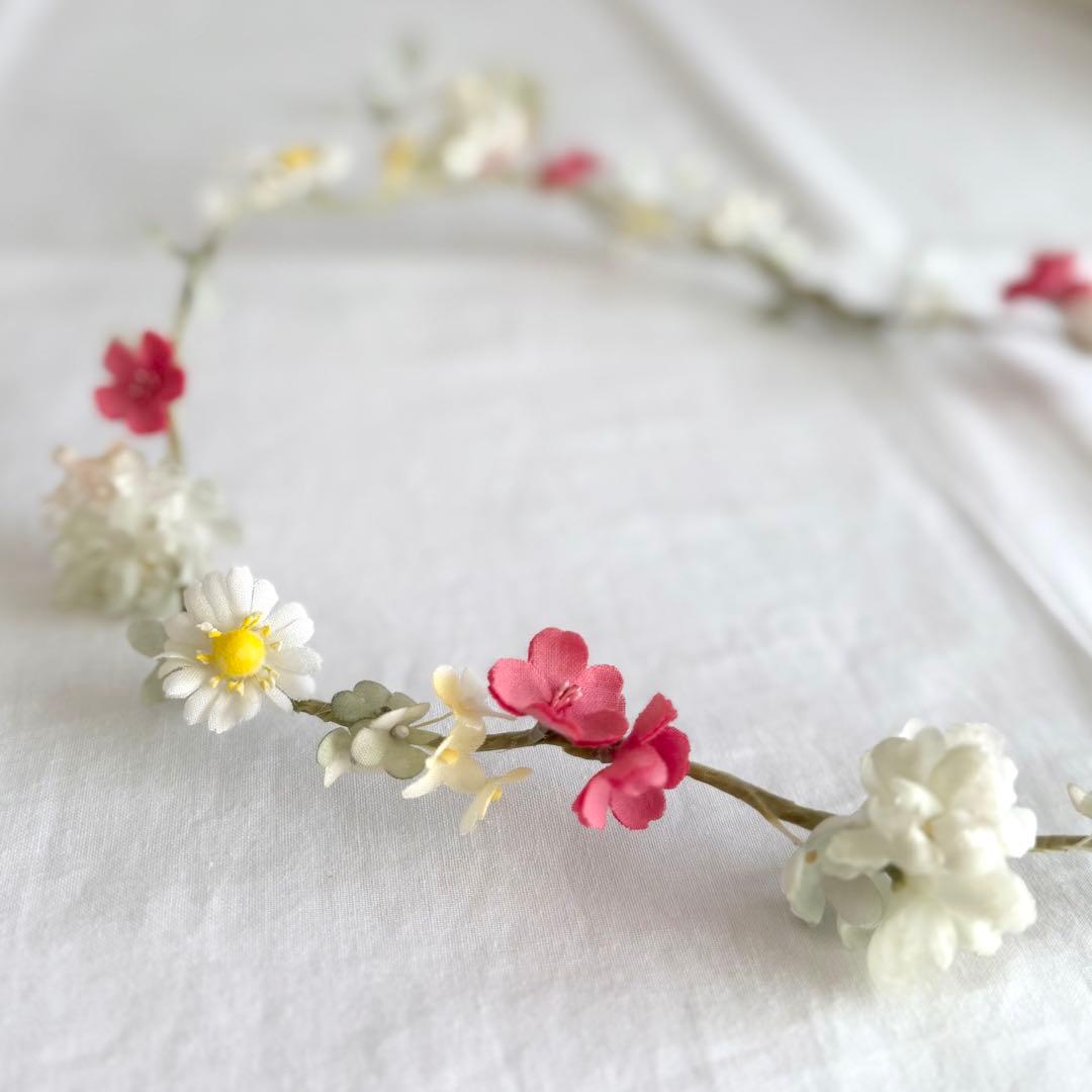 作家様ハンドメイド◾️可愛い布花セット◾️フランスアンティーク ナチュラルインテリア