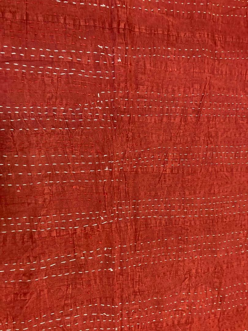 インド　ダブルサイズ　パッチワーク　ストーンウォッシュ×プリント花柄　フリーダ