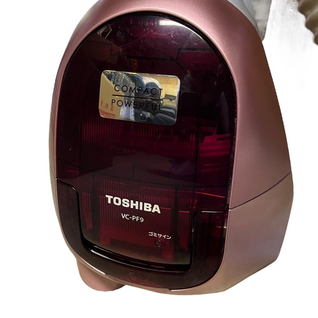TOSHIBA 東芝 紙パック式 掃除機 VC-PF9 (P) 2018年製