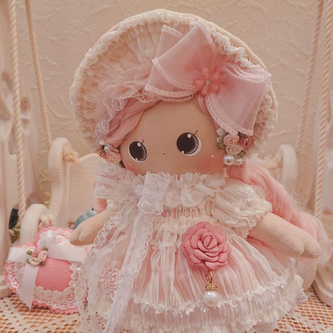 ❁ハンドメイドドール❁ロリータ❁ロリータボンネット❁お人形❁カントリードール