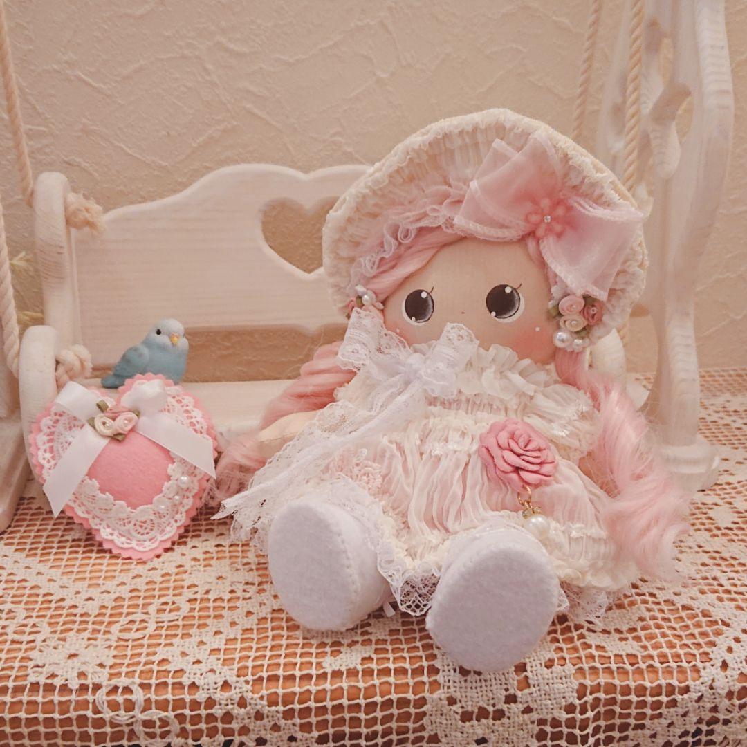 ❁ハンドメイドドール❁ロリータ❁ロリータボンネット❁お人形❁カントリードール