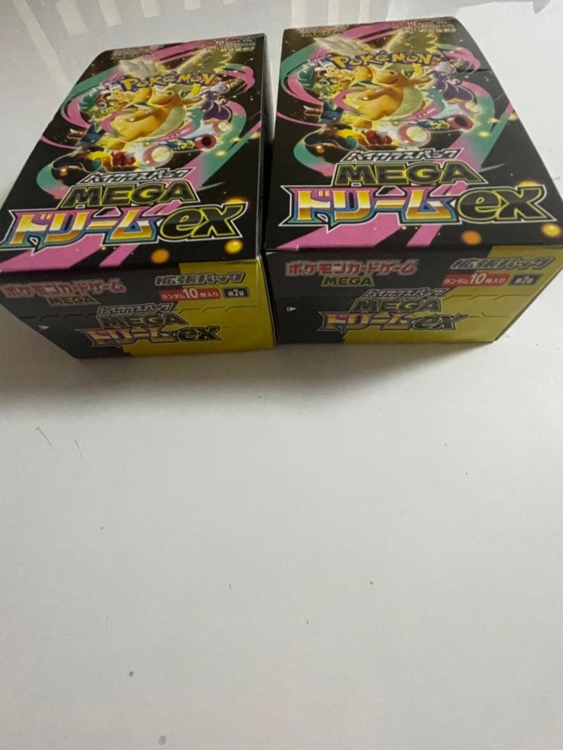 ポケモンカードゲーム MEGA ドリームEX 未開封BOXぺりぺりあり2box
