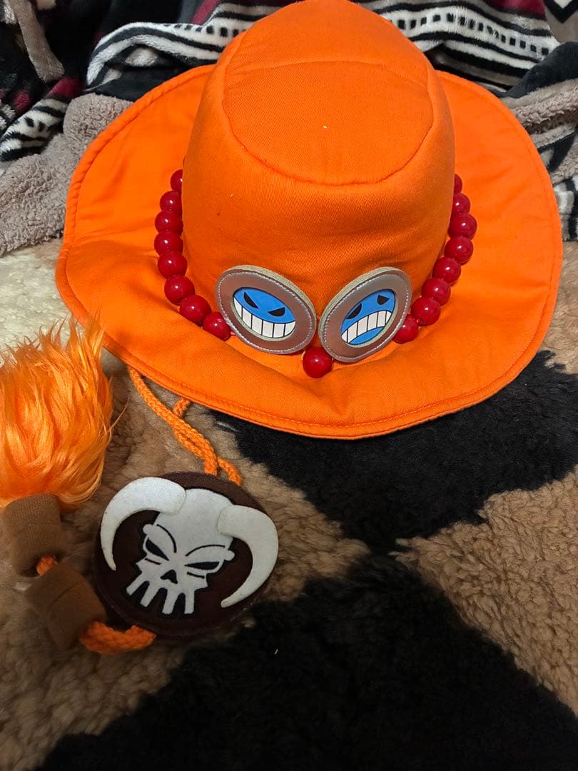 ワンピース　ONE PIECE 帽子　ファンキャップ　エース　サボ　ルフィ