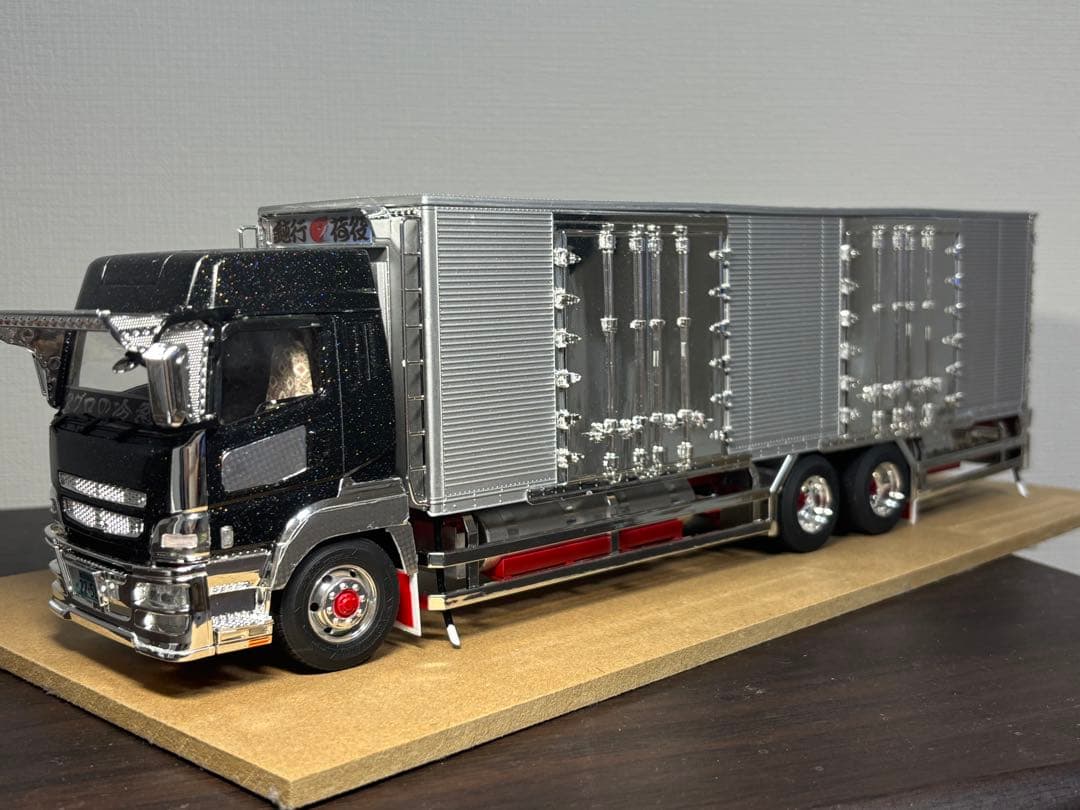 1/32 アオシマデコトラ　ヘビーフレイト　三菱ふそうスーパーグレート　完成品