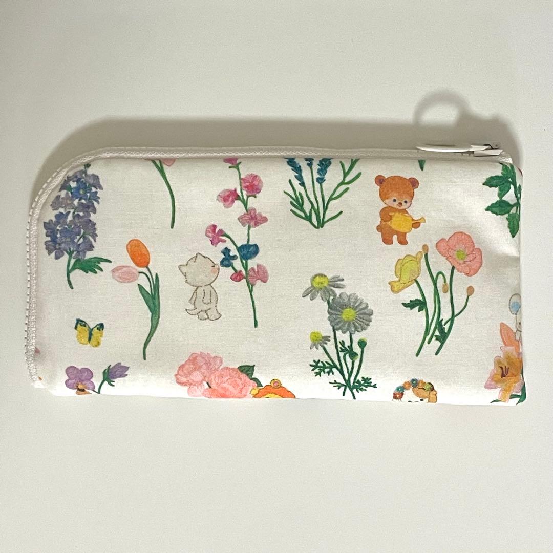 あんこ　ハンドメイド　ペンケース　メガネケース