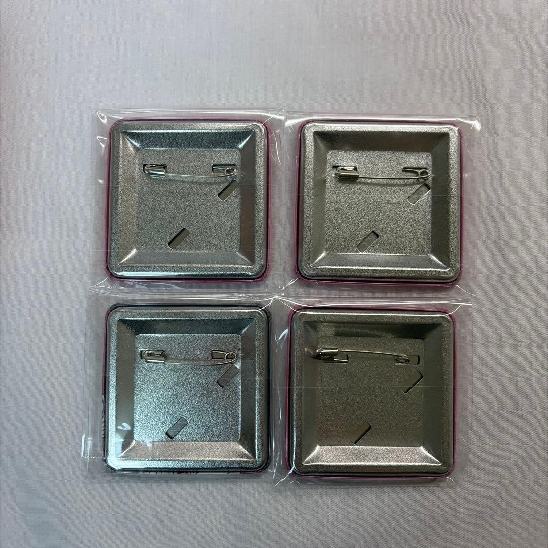 鬼滅の刃奏 刀鍛冶の里編 原画グリッター缶バッジ 甘露寺蜜璃4点