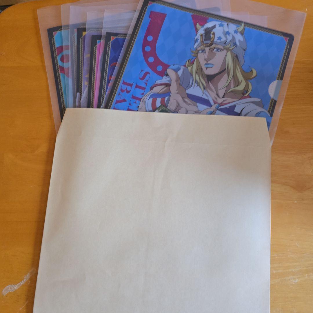 JOJO'S BIZARRE ADVENTURE クリアファイル6点 ファミマ