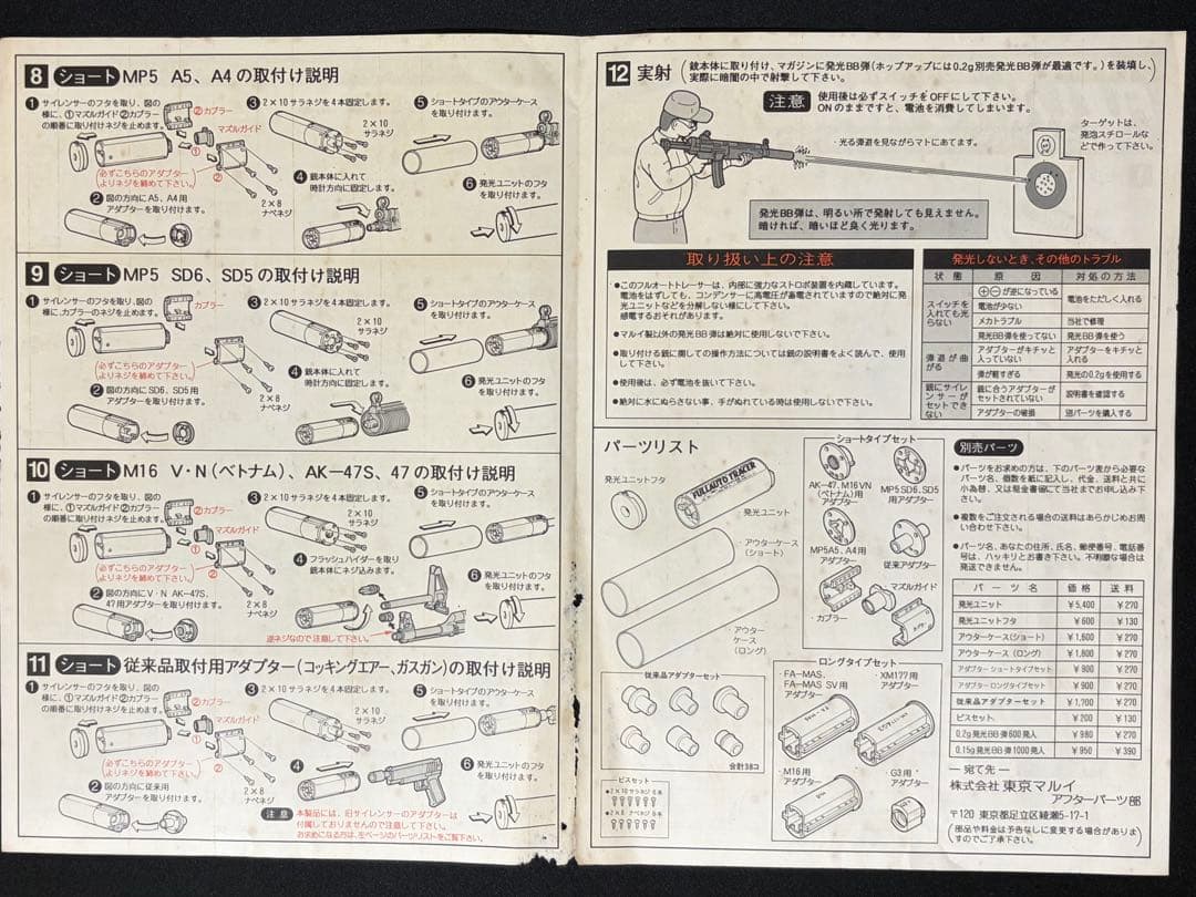 東京マルイ フルオートトレーサー②欠品ナシ