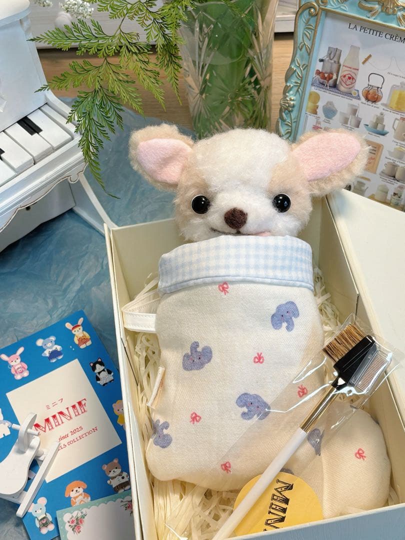 minif 冬のチワワギフトセットA ソックス型わがままバッグ付き