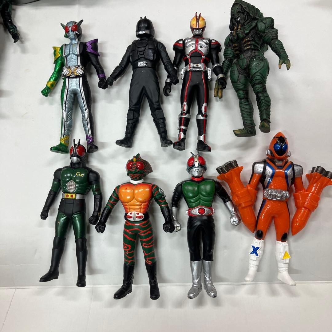 仮面ライダー 戦隊 ウルトラマンソフビ 人形 120体以上 大量 響鬼 オーズ