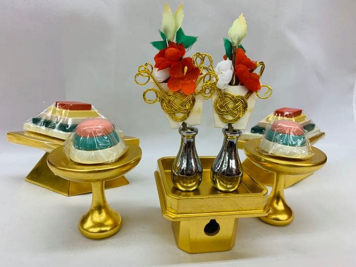 本金　箔押　菱高三方　25
