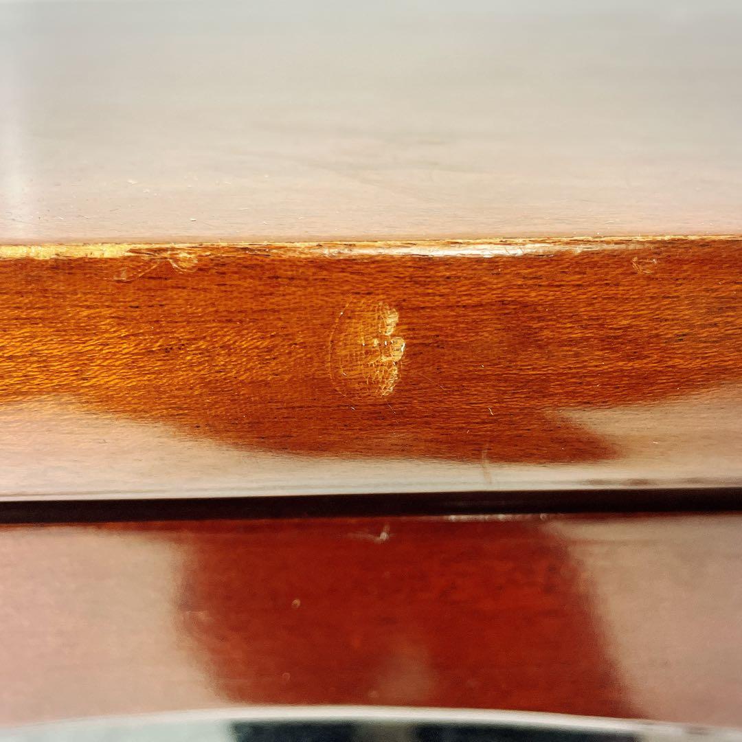 送料込 YAIRI キャビネット サイドボード 木製 ガラス扉 収納家具 レトロ