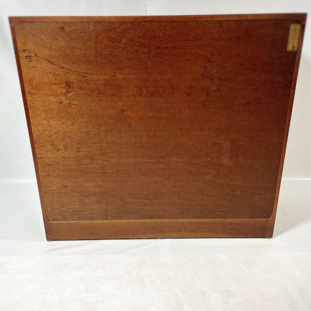 送料込 YAIRI キャビネット サイドボード 木製 ガラス扉 収納家具 レトロ