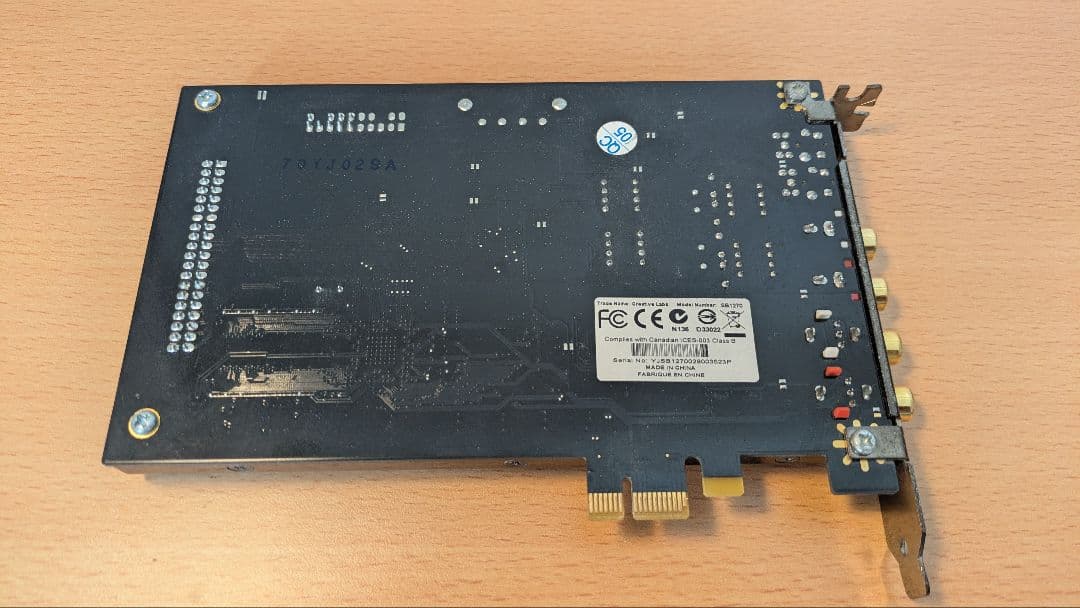 Sound Blaster X-Fi Titanium HD オペアンプおまけ付