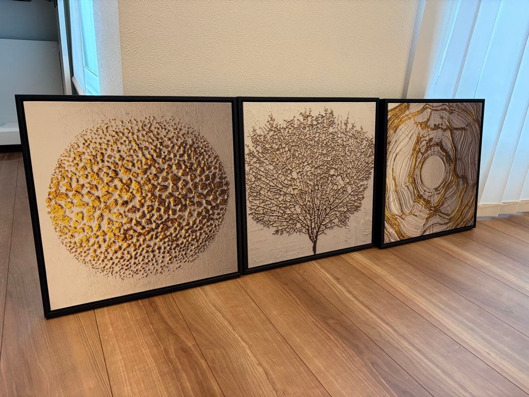 抽象 アート 3枚組 アートパネル モダン キャンバスパネル 壁飾り 壁掛け