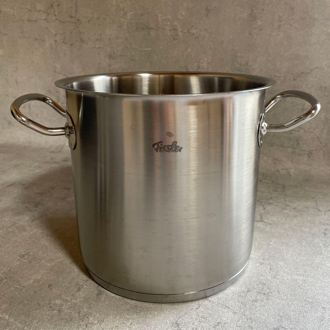 フィスラー (Fissler) パスタ鍋 ステンレス 両手鍋20cm