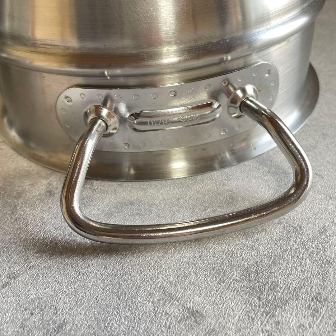 フィスラー (Fissler) パスタ鍋 ステンレス 両手鍋20cm