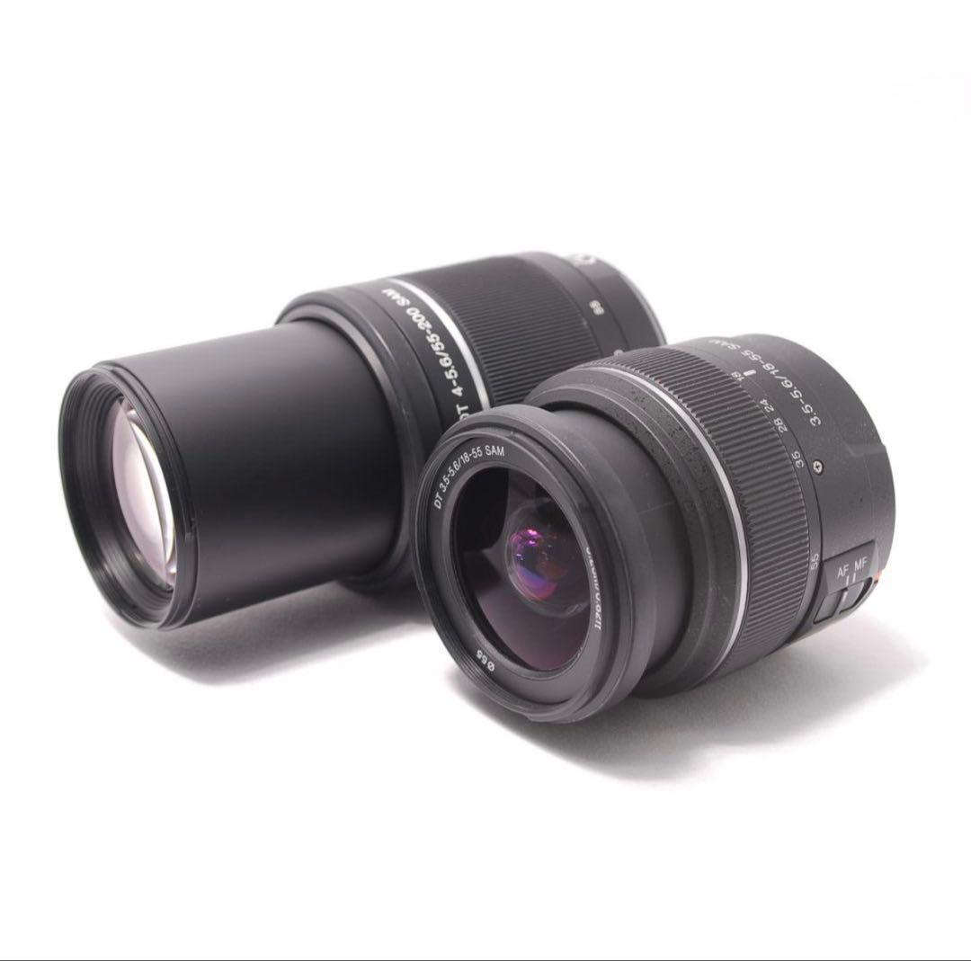 お値下げ対応❤️ソニー SONY α57 美品❤ ダブルズームキット