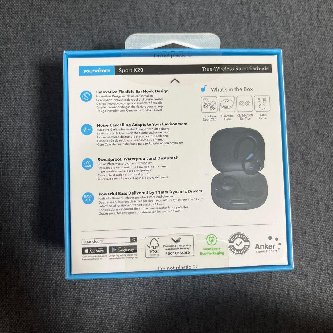 新品・未開封　soundcore Sport X20 ワイヤレスイヤホン