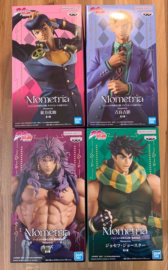 ジョジョの奇妙な冒険 フィギュア Mometria 4点セット まとめ売り